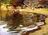 Bathers in a Cove by Edward Henry Potthast